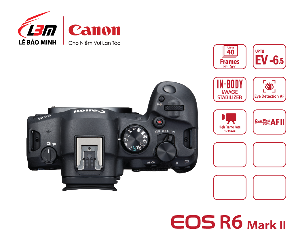 Máy ảnh Canon EOS R6 Mark II ( R6m2 )  | Chính hãng LBM