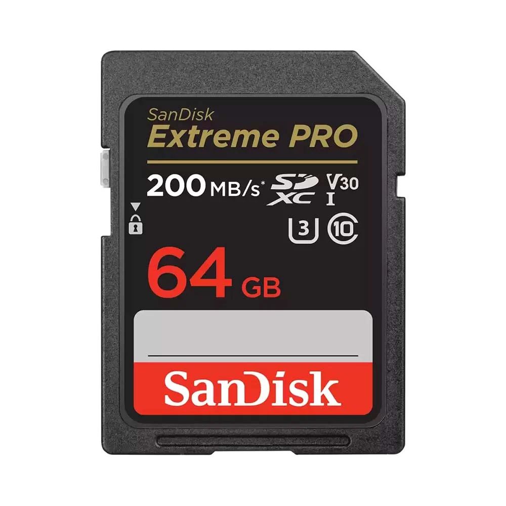 Thẻ nhớ SDXC SanDisk Extreme Pro U3 V30 64GB 200MB/s