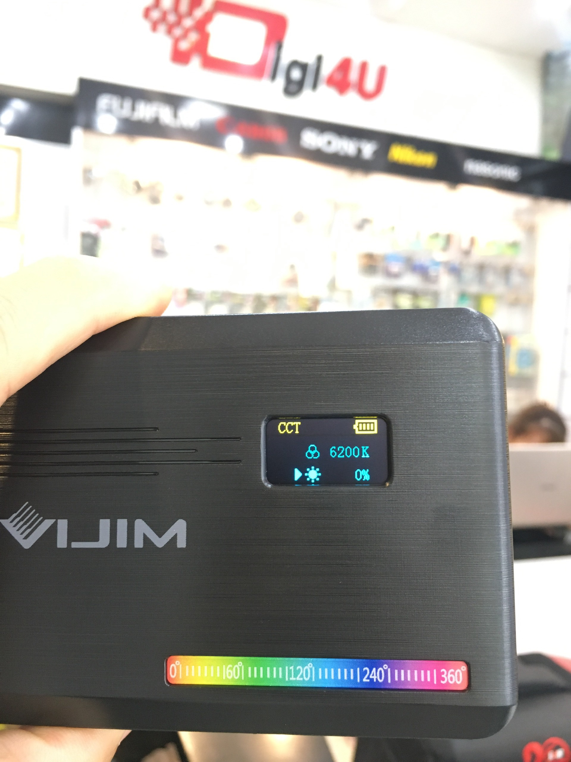 Đèn LED VIJIM VL196 RGB Fill Light - Pin 5000mAh (2500-9000K) | Chính Hãng