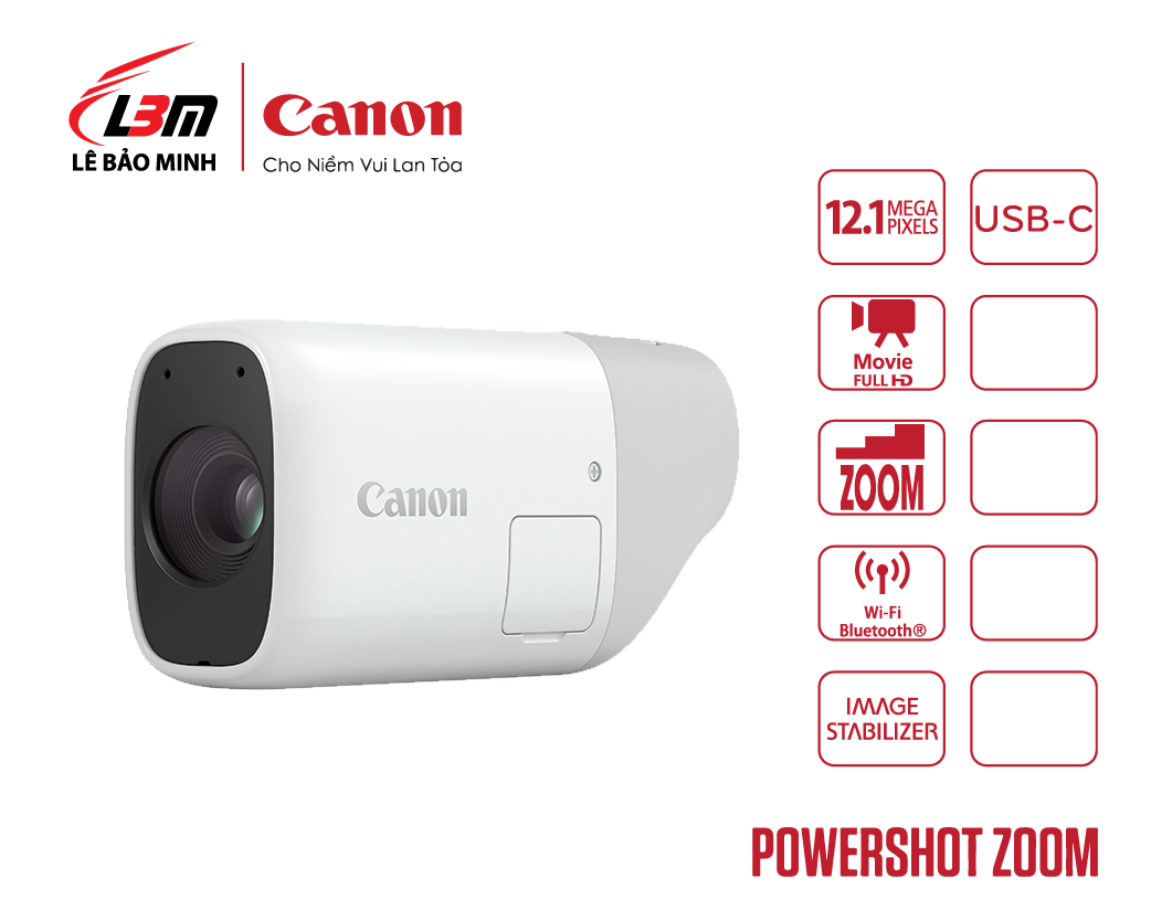 Máy ảnh Canon Powershot ZOOM - Chính hãng  LBM 