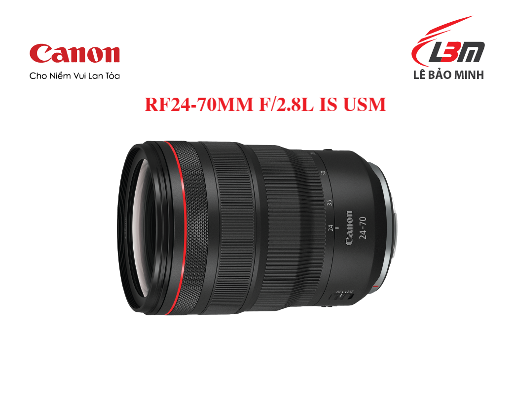 Ống kính Canon RF24-70MM F/2.8L IS USM| Chính Hãng LBM