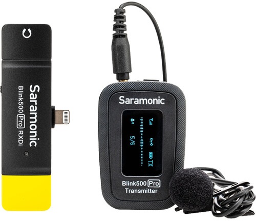 Micro thu âm không dây SARAMONIC BLINK 500 pro B3 / B4 ( Lightning) 100m | Chính Hãng