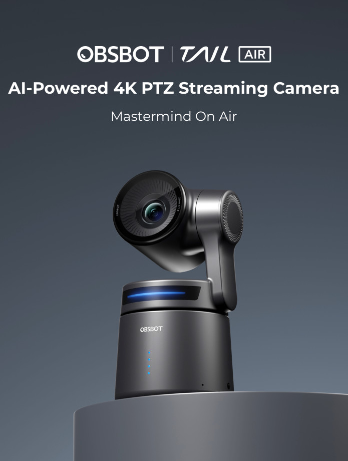  OBSBOT Tail Air - Camera PTZ được hỗ trợ bởi AI | Chính hãng 