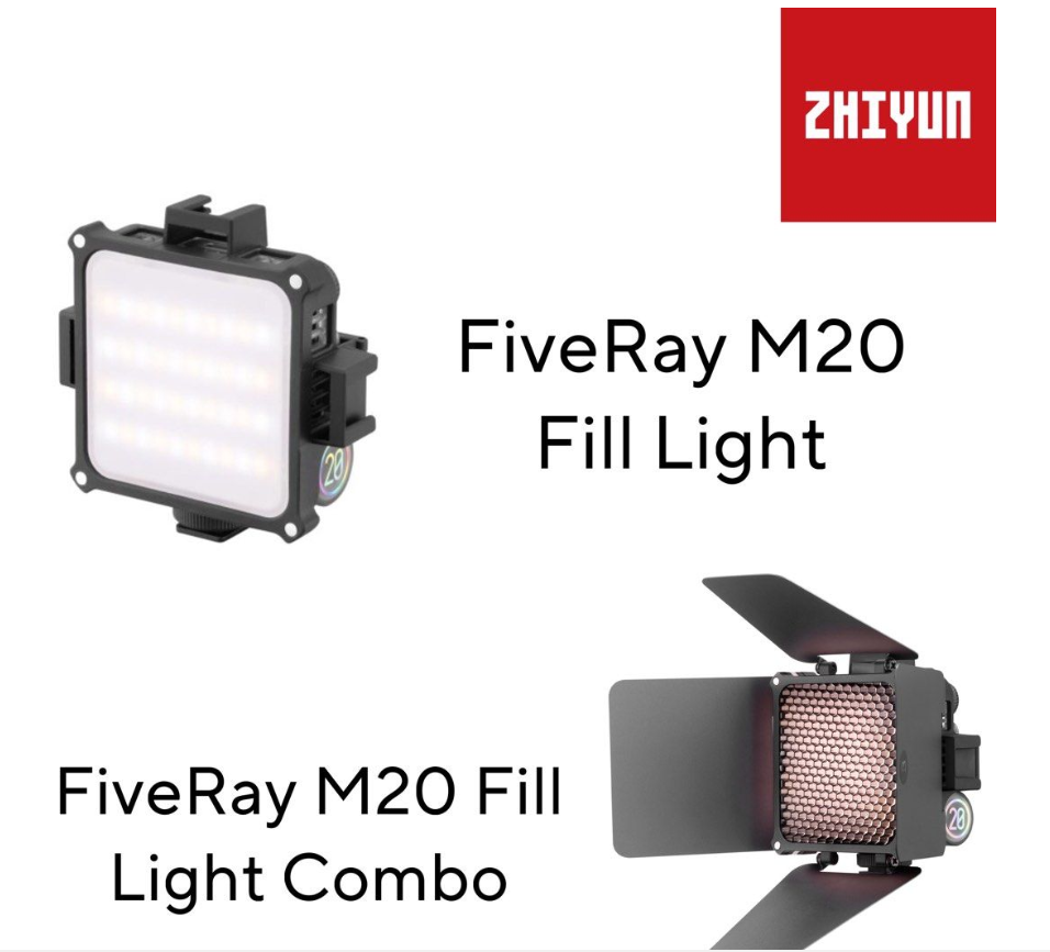 Đèn Led Zhiyun Fiveray M20 Fill Light /  M20 Fill Light Combo Chính hãng