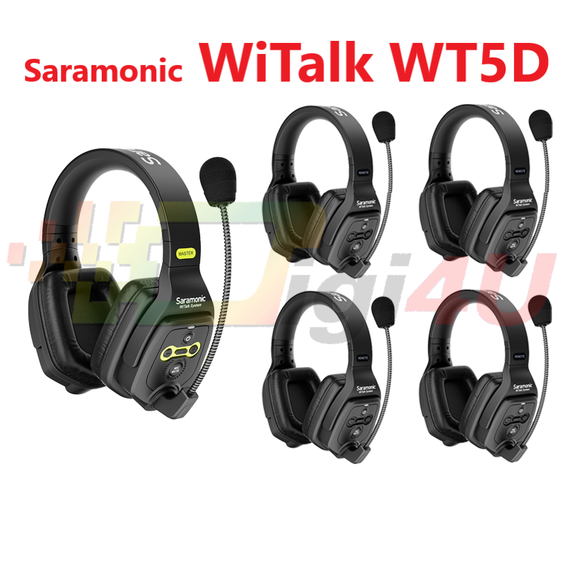 Wireless Intercom Systems Saramonic WiTalk WT5D - Tai nghe đôi | Chính hãng