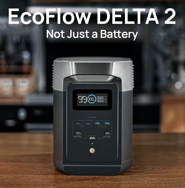 Trạm tích điện EcoFlow DELTA 2 ( 1024Wh 280,000mAh ) ( NEW 2023 ) | Chính Hãng