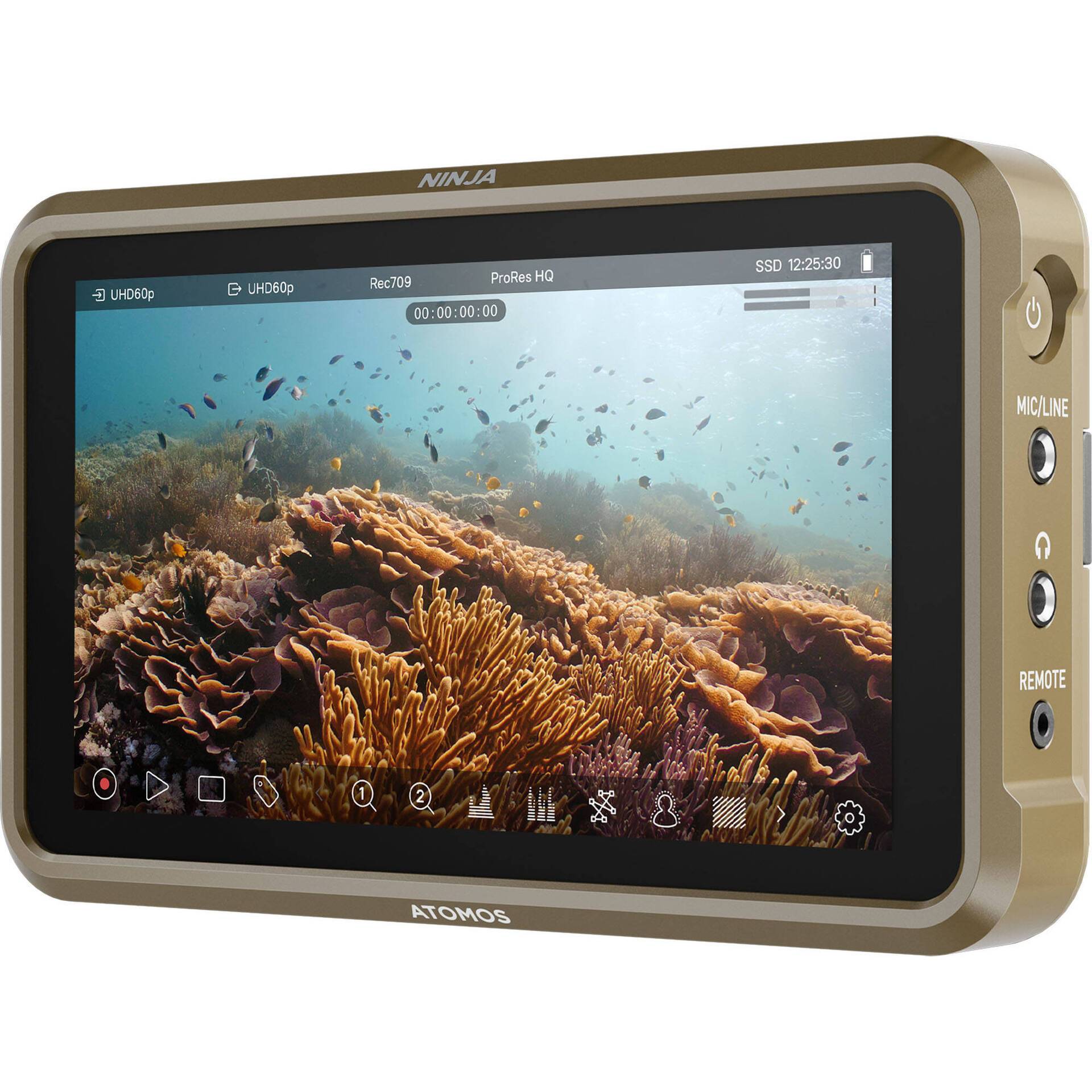 Màn hình video màu Atomos Ninja 5 inch 4K HDMI Recording Monitor | Chính hãng