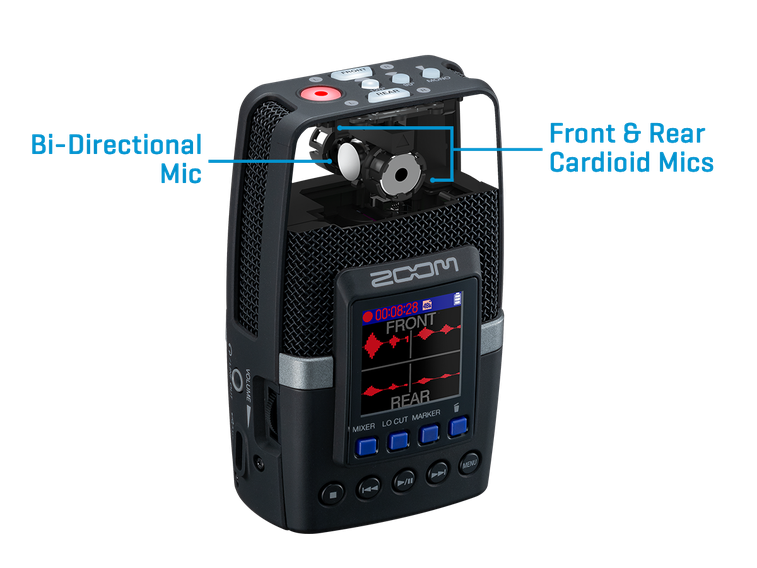 MÁY GHI ÂM CẦM TAY ZOOM H2e ( H2 essential ) Chính hãng 