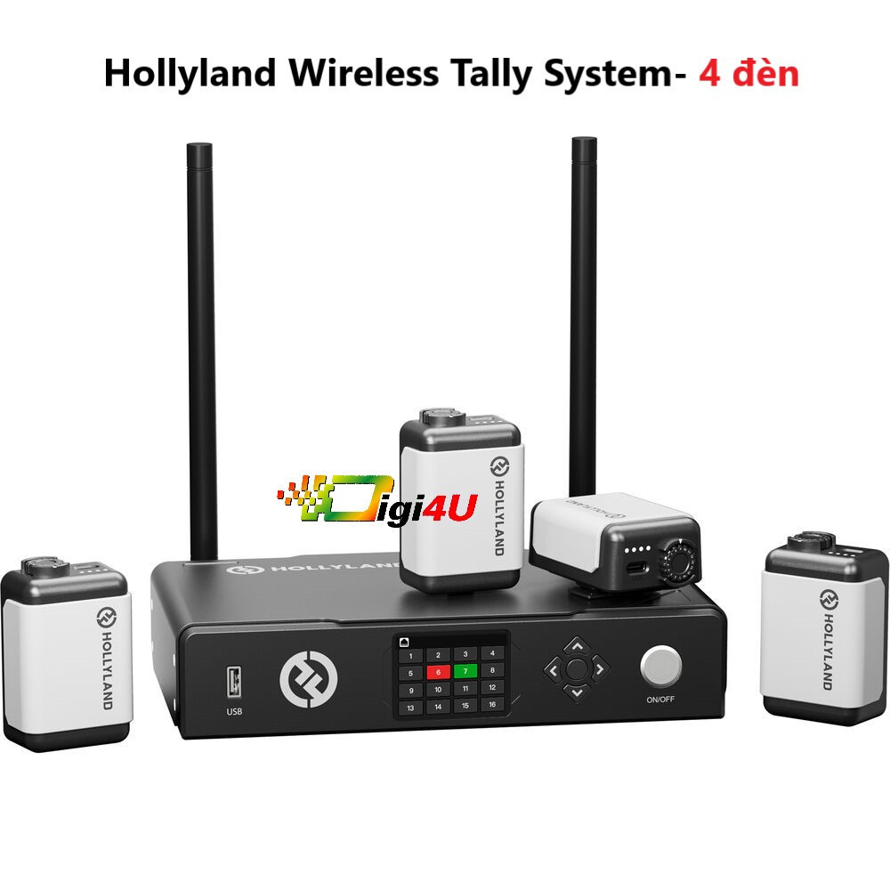  Hệ thống đèn Tally - Hollyland Wireless Tally System 4 đèn hoặc 8 đèn - Chính Hãng 