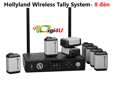 Hệ thống đèn Tally - Hollyland Wireless Tally System 4 đèn hoặc 8 đèn - Chính Hãng 