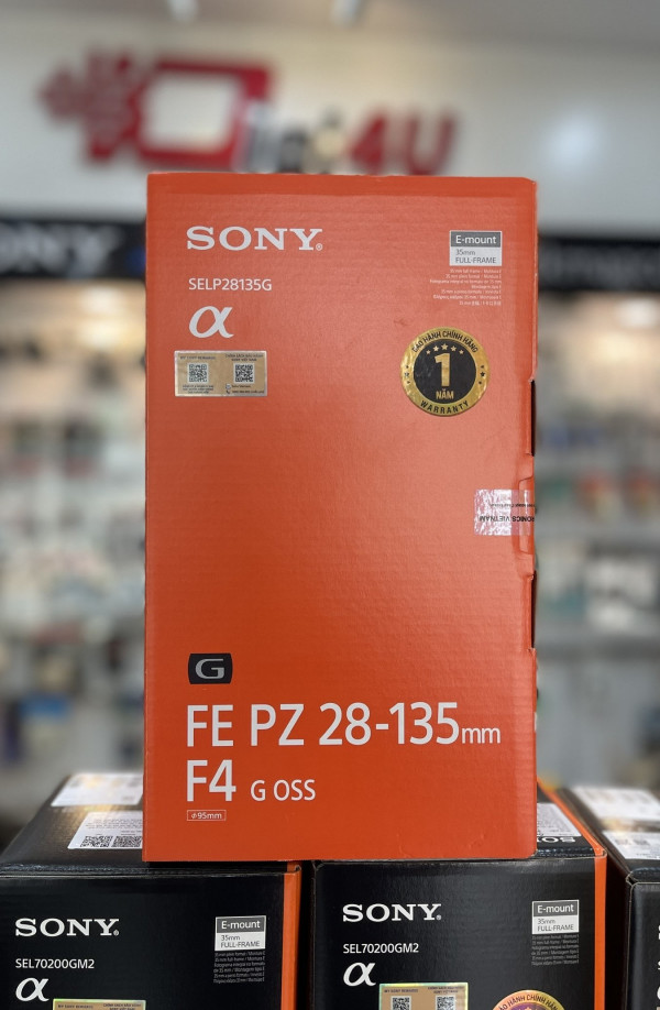 Ống kính Sony FE PZ 28-135mm F4 G OSS ( SELP28135G )  | Chính Hãng