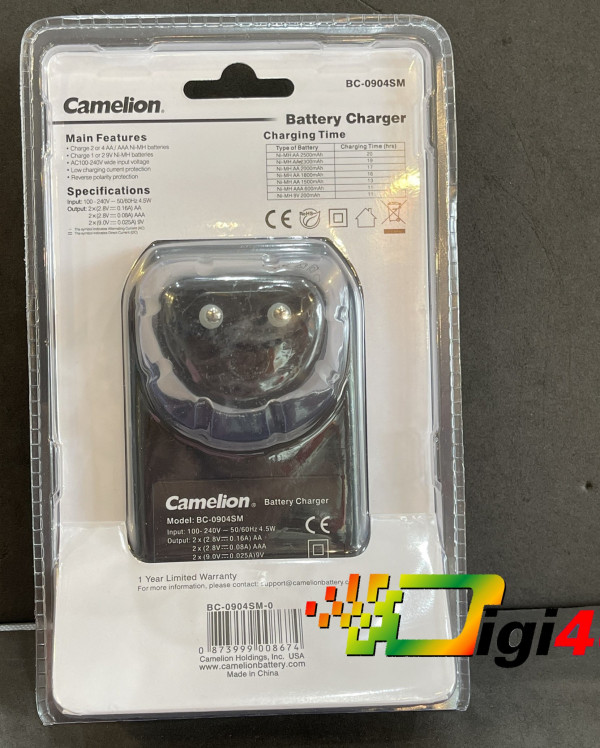 Máy sạc pin Camelion BC-0904SM - Chính Hãng
