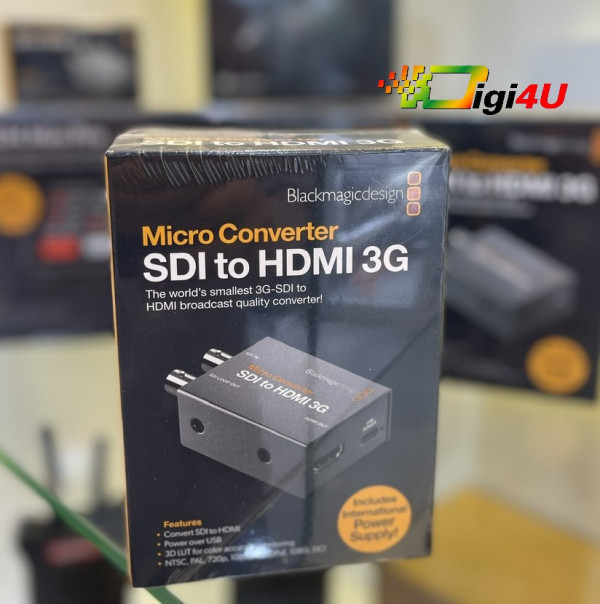 Bộ chuyển đổi Blackmagic Micro Converter SDI to HDMI 3G PSU (Có nguồn) | Chính hãng