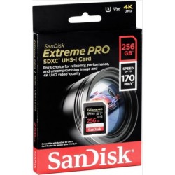 Thẻ nhớ SDXC SanDisk Extreme Pro U3 V30 256GB 170MB/s