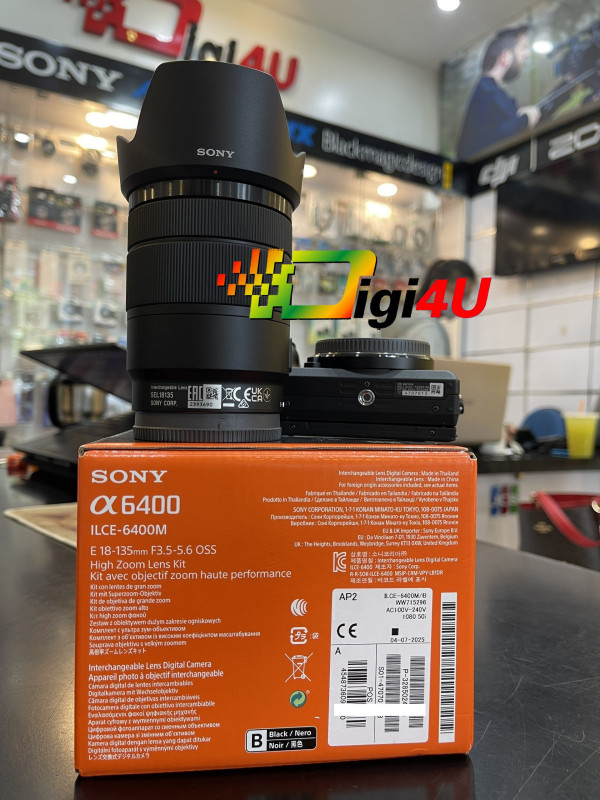 MÁY ẢNH SONY A6400M (ILCE-6400M) KIT 18-135MM OSS | chính hãng