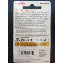 SanDisk Memory Stick Pro Duo 2GB