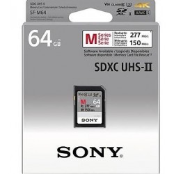 THẺ NHỚ SONY 64GB SDXC UHS-II 277MB/S (SF-M64/T2) | Chính Hãng