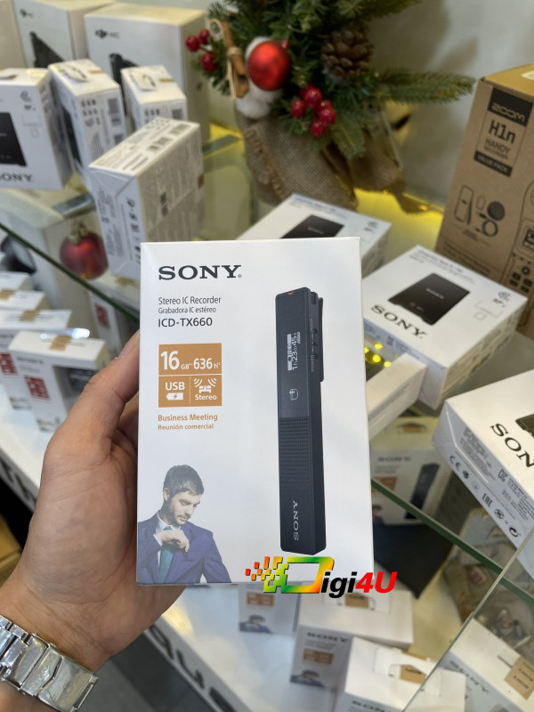 Máy ghi âm kỹ thuật số Sony ICD - TX660 | Chính hãng