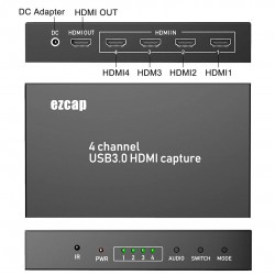 Ezcap264 4-in-1 HDMI Capture Livestreaming 