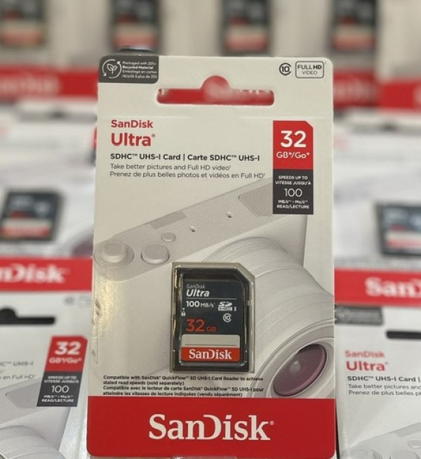 Sandisk SDHC 32Gb Class 10 (100Mb/s)