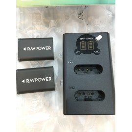 Bộ 2 pin+ 1 sạc RAVPower NP-BX1 | Chính Hãng