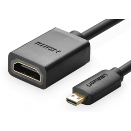  Cáp UGREEN chuyển đổi micro HDMI to HDMI âm 20cm (20134)