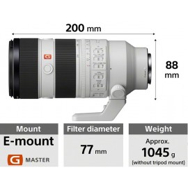 Ống kính Sony G Master  FE 70-200 mm F2.8 GM OSS II - Chính Hãng