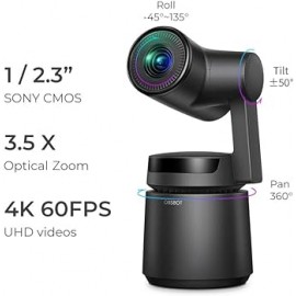  OBSBOT Tail Air - ( OBSBOT Tail Air A-Powered 4K PTZ Streaming Camera )| Chính hãng 