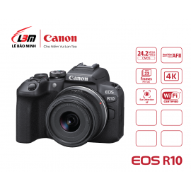 Máy ảnh Canon EOS R10 kèm lens (RF-S18-45mm f/4.5-6.3 IS STM)  | Chính hãng