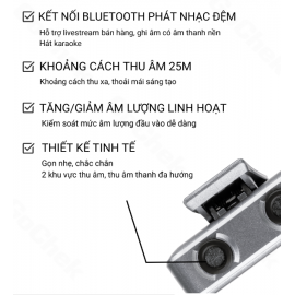 Mic không dây GOCHEK Ultra Plus D  ( 2 phát 1 nhận ) | Chính hãng