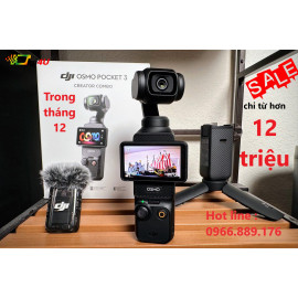 Máy quay chống rung DJI Osmo Pocket 3 Basic /  DJI Osmo Pocket 3 Creator Combo | Chính hãng