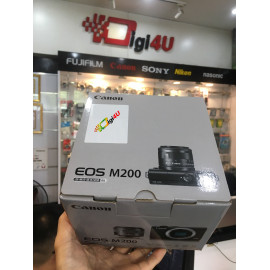   Máy ảnh Canon EOS M200 Kit EF-M 15-45mm IS STM (Đen) - Nhập Khẩu 