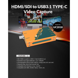 Box Capture Avmatrix UC2018 ( 1 input SDI hoặc 1 input HDMI )  | Chính hãng