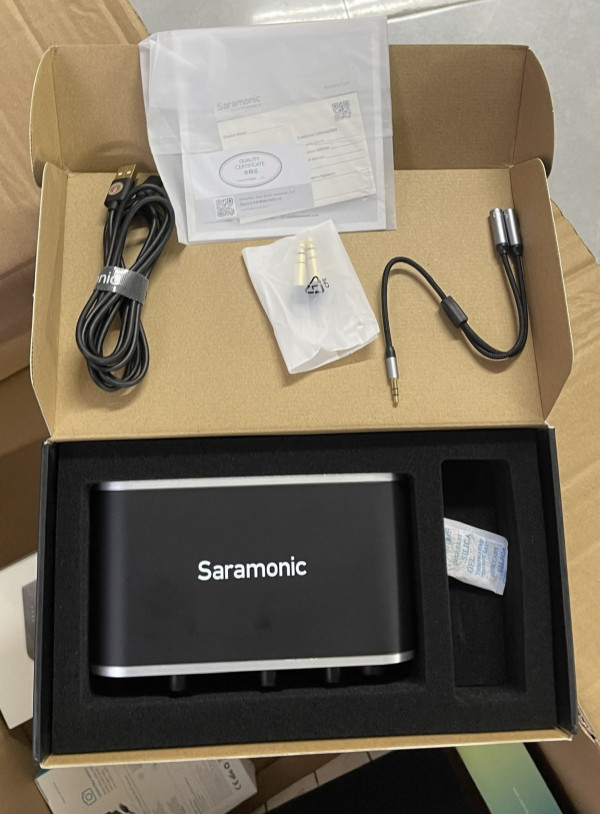  Mixer Saramonic kênh đôi  SR-MV-Mixer | Chính hãng