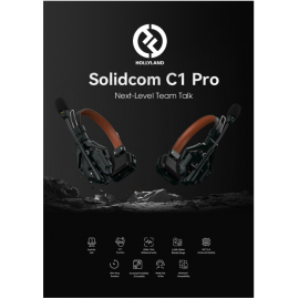 Hollyland Solidcom C1 Pro-6S  | Hệ thống liên lạc nội bộ không dây với 6 tai nghe (1,9 GHz) Chính hãng