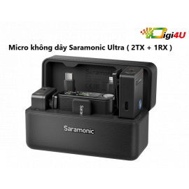  Micro không dây  Saramonic Ultra ( 2TX + 1RX )  | Chính Hãng