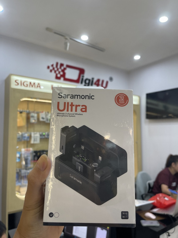  Micro không dây  Saramonic Ultra ( 2TX + 1RX )  | Chính Hãng