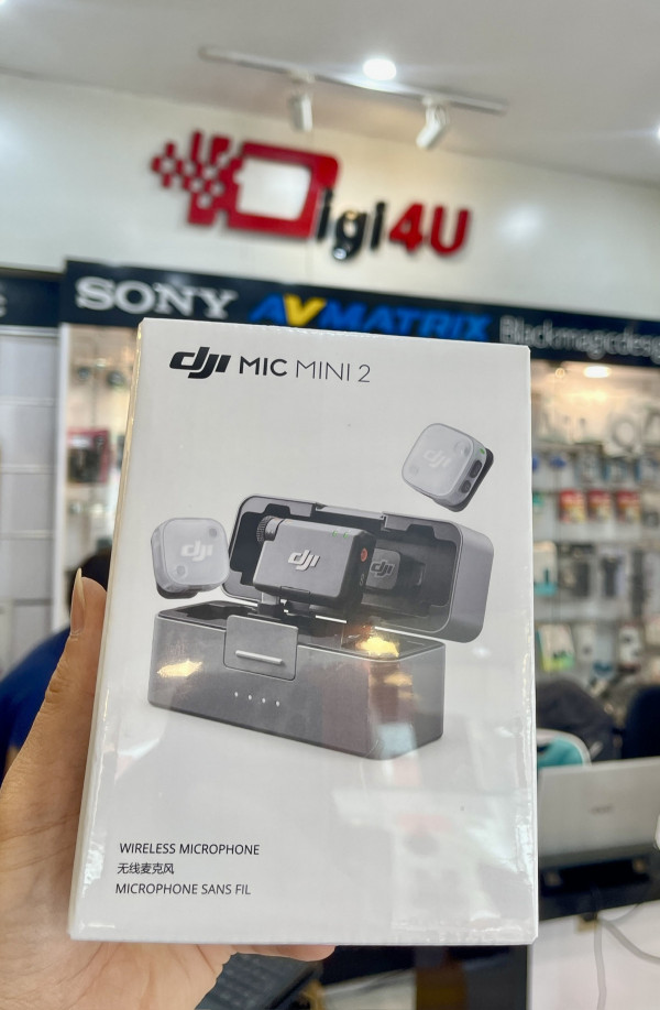 Micro DJI Mic Mini 2 - Phiên bản : (2 TX + 1 RX)  2026 |  Chính Hãng