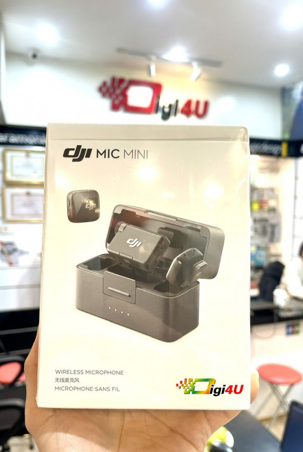 Micro DJI Mic Mini  2- Phiên bản : (2 TX + 1 RX) ) 2024 |  Chính Hãng