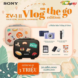 Bộ sản phẩm ZV-1M2 (đen) ZV-1 II Vlog on the go (black)_LITE | Chính Hãng  