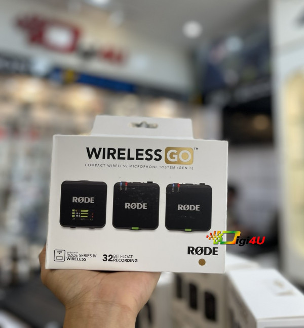 Microphone Rode Wireless Go III ( Gen 3 ) ( 1 thu - 2 phát ) | Chính Hãng