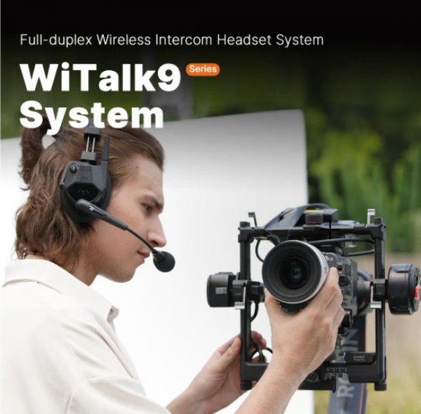 Hệ thống  WiTalk9 WT9S | Hệ thống tai nghe liên lạc nội bộ không dây ( Tai nghe đơn ) | Chính hãng