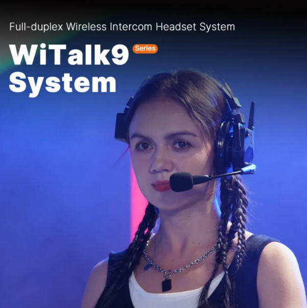 Hệ thống  WiTalk9 WT8S | Hệ thống tai nghe liên lạc nội bộ không dây ( Tai nghe đơn ) | Chính hãng