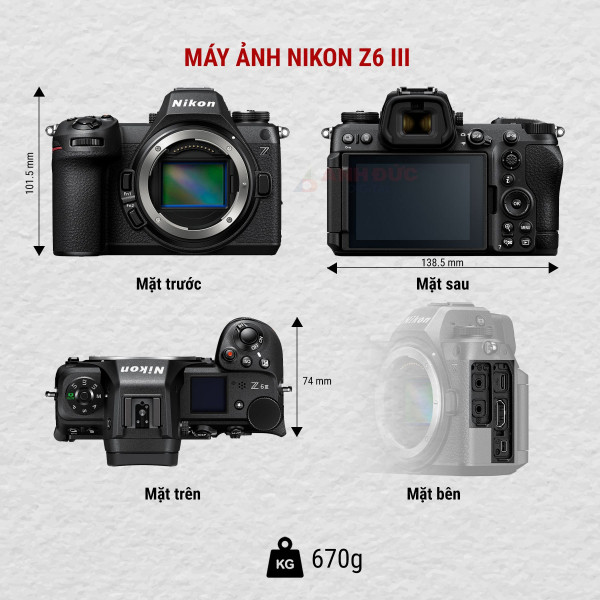 Máy Ảnh Nikon Z6 III (Body Only) | Chính Hãng 