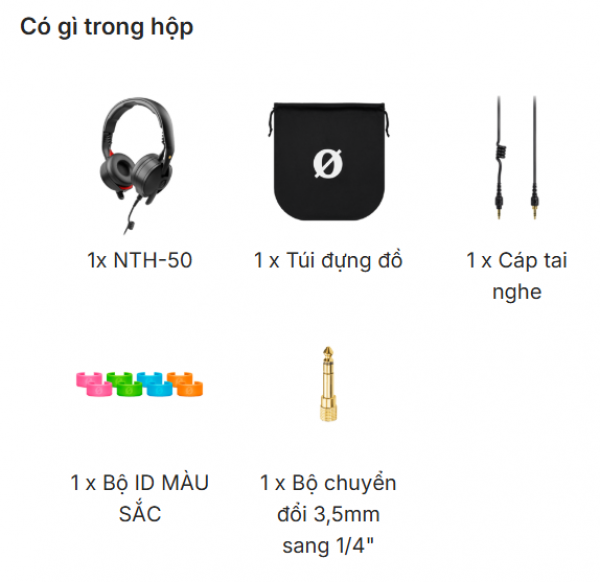 Tai nghe over-ear chuyên nghiệp RØDE NTH-50| Chính hãng