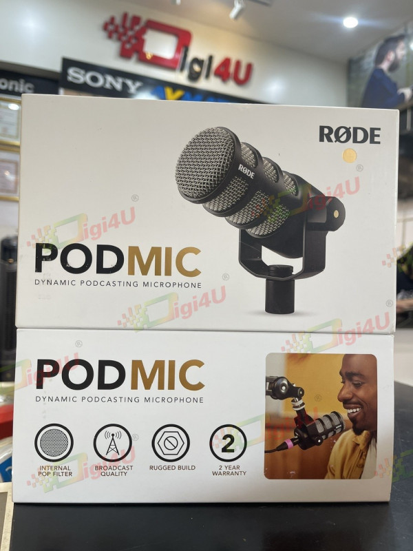 Microphone Rode PodMic ( Kết nối XRL ) | Chính Hãng 