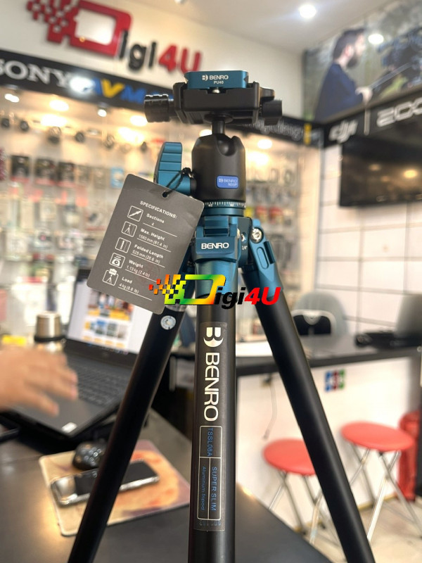 Chân máy Benro Slim Tripod Aluminum - TSSL08AN00P - Chính hãng
