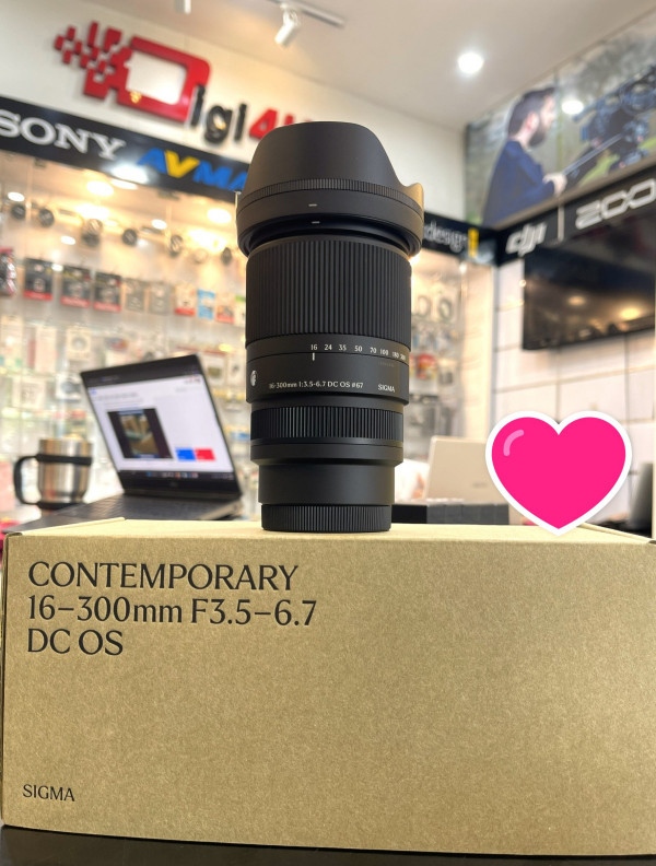 Ống kính Sigma 16-300mm F3.5-6.7 DC OS Contemporary ( ngàm Sony E )