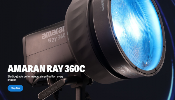 Đèn Led amaran Ray 360c Full-Color 360W | Chính Hãng  2025