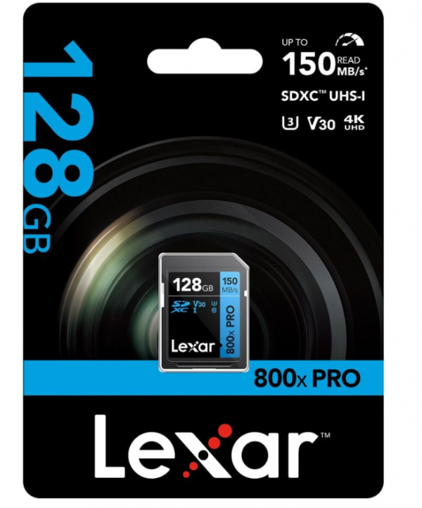 Thẻ nhớ Lexar Professional 800x Pro SDXC UHS-I V30 64GB/128GB/256GB